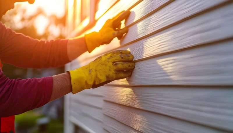 Siding Installation in Summer
